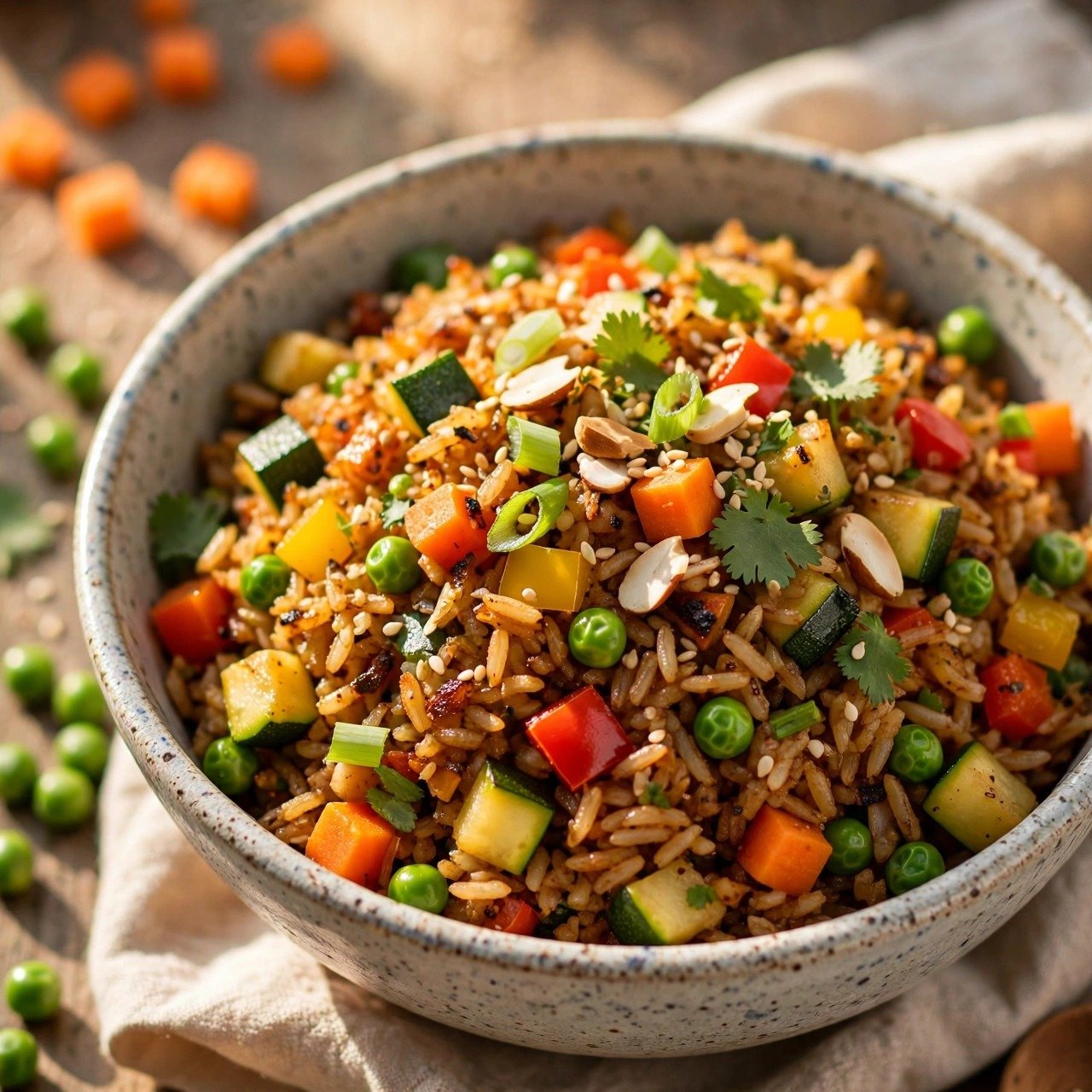Colorful Veggie Fried Rice